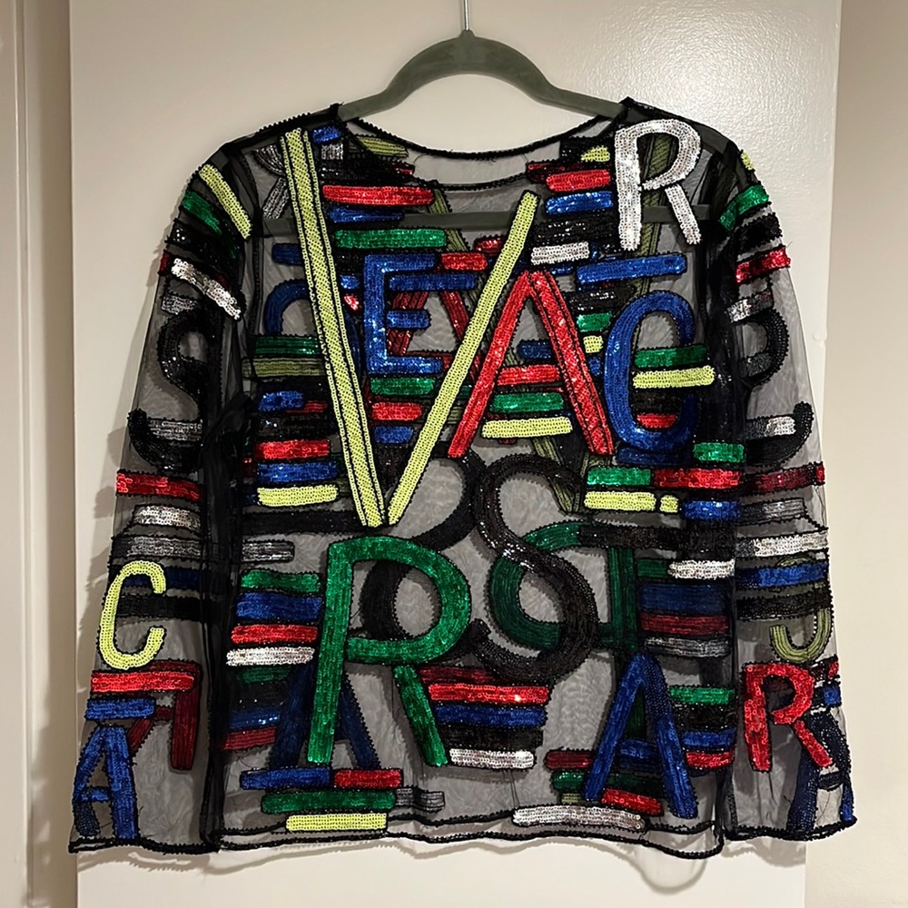 Sequin Blouse For Going Out